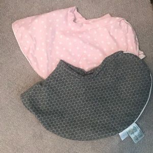 2 Boppy pillow covers